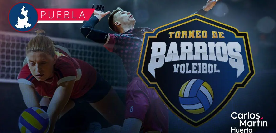 Impulsan el Torneo de Barrios de Voleibol 2025 en Puebla