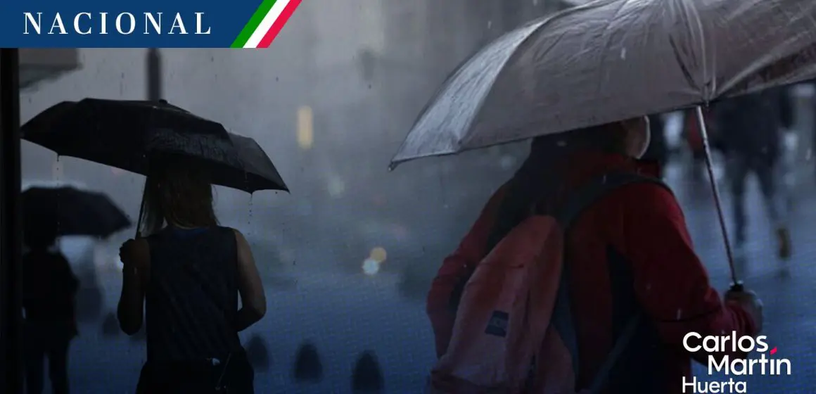 Continuará temporal de lluvias en gran parte del país
