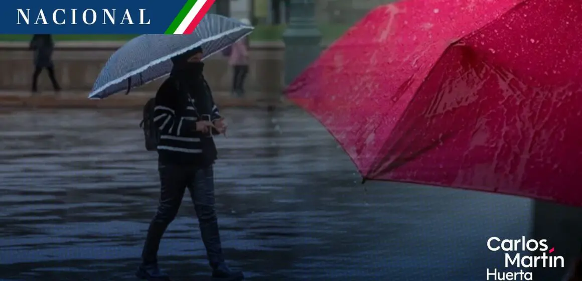 Lluvias intensas se esperan hoy en Estado de México, Puebla, Guerrero y Oaxaca