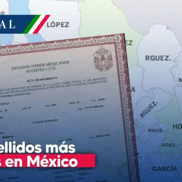Los 100 apellidos más comunes en México