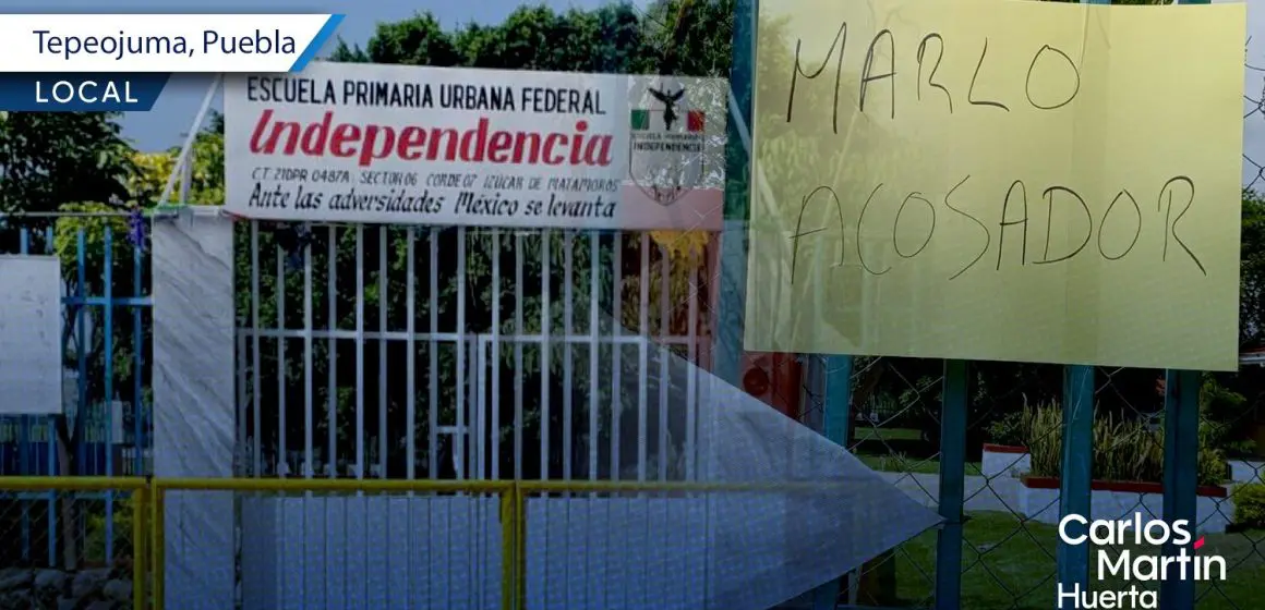 Maestro de primaria acusado de acoso sexual en Tepeojuma