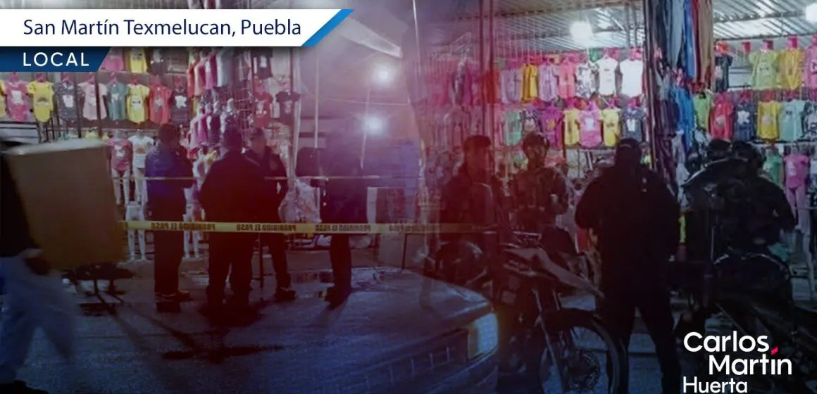Matan a comerciante en tianguis de San Martín Texmelucan