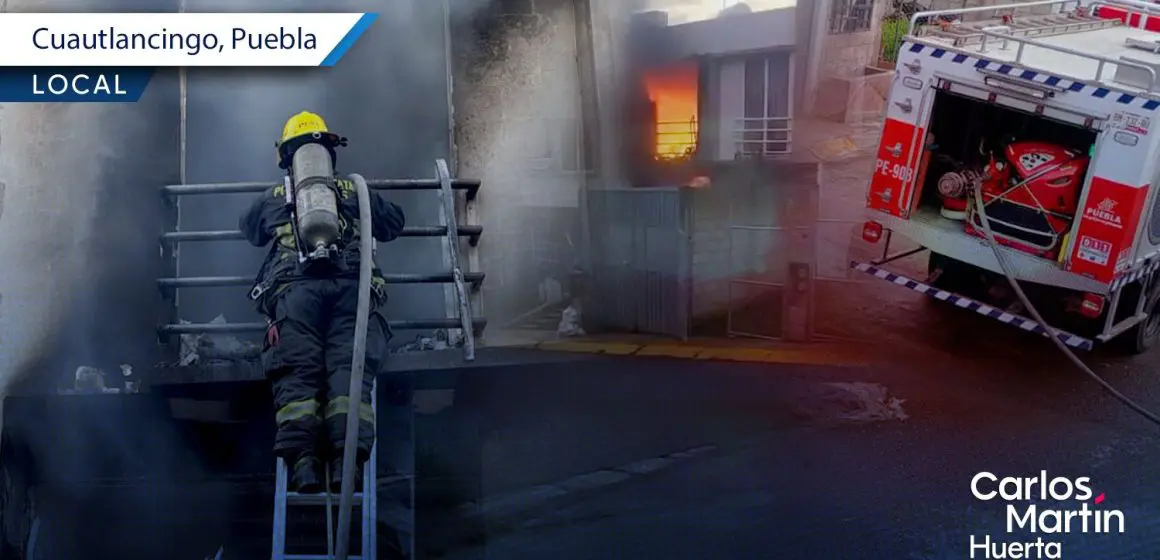 Madre e hija mueren en incendio de vivienda en Almecatla