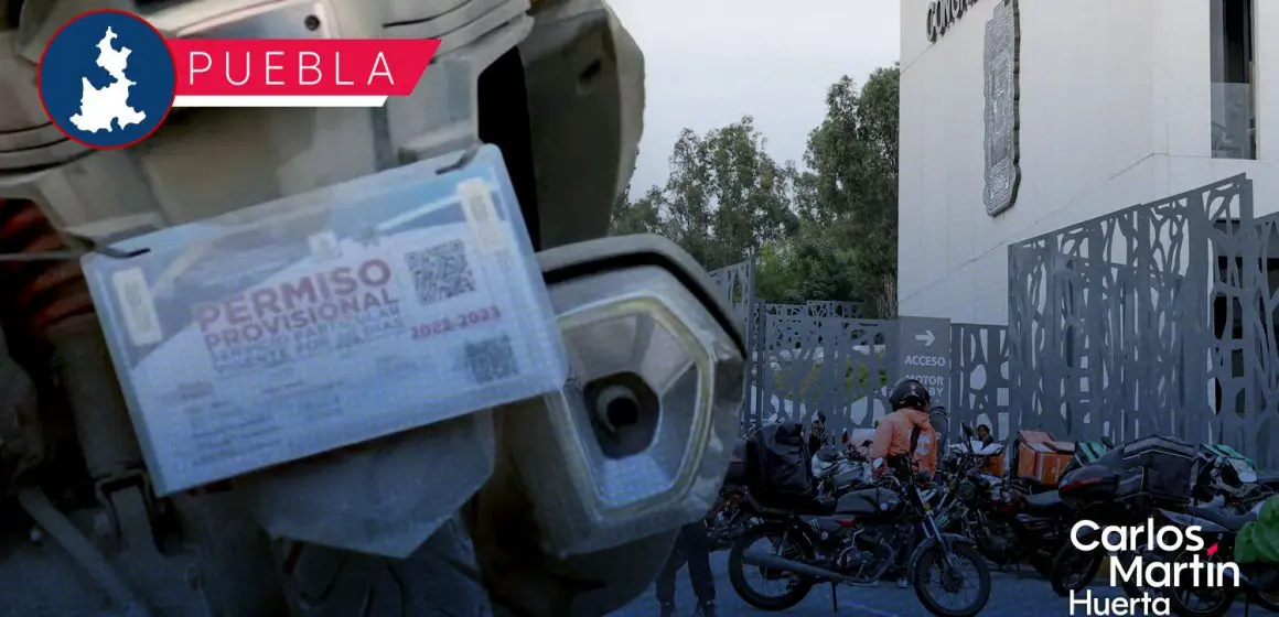 No más permisos provisionales para motocicletas en Puebla