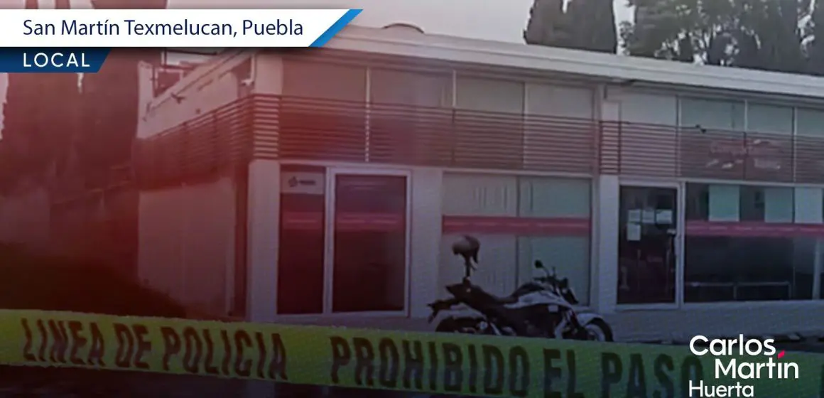 Nuevo robo a sucursal de Compartamos Banco en Texmelucan