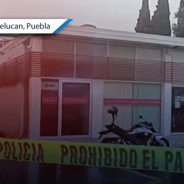 Nuevo robo a sucursal de Compartamos Banco en Texmelucan