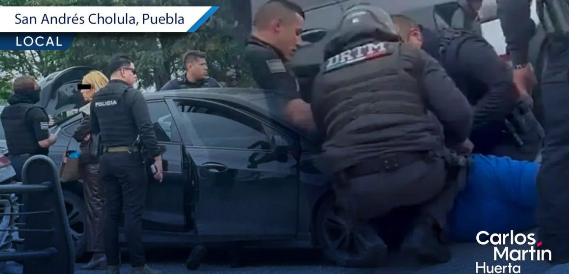 Pareja detenida tras persecución en Periférico Ecológico