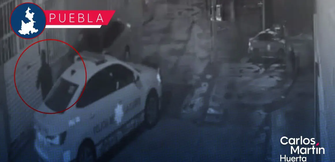Policía municipal es captado robando autopartes en Agua Santa; se investiga