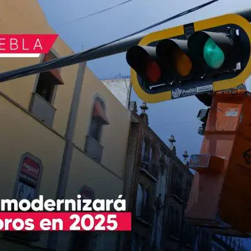 Puebla capital digitalizará el 50% de sus semáforos en 2025