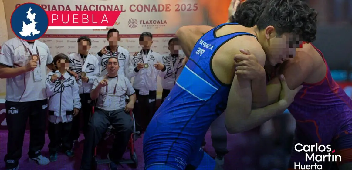 Puebla destaca en Luchas Asociadas durante la Olimpiada Nacional 2025