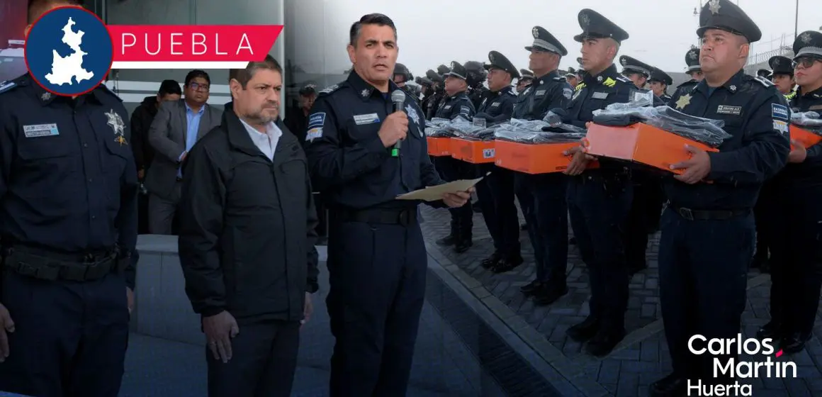 Puebla refuerza la imagen de su policía con nuevos uniformes