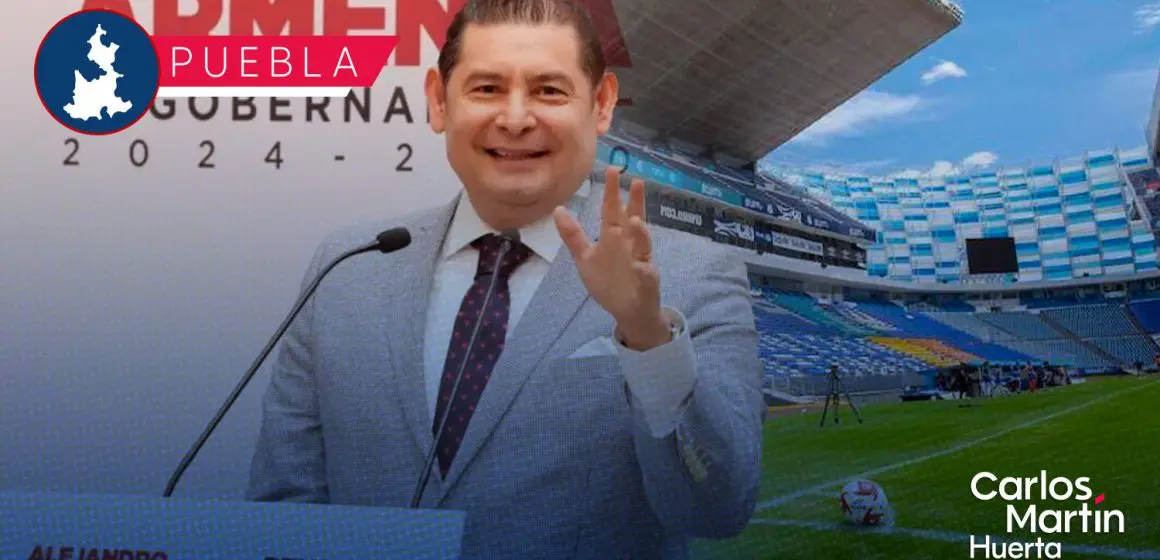 Puebla tendrá su Escuela de Fuerzas Básicas del Puebla de la Franja: Alejandro Armenta