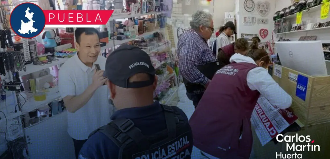 Realizarán operativos contra tiendas chinas de Puebla