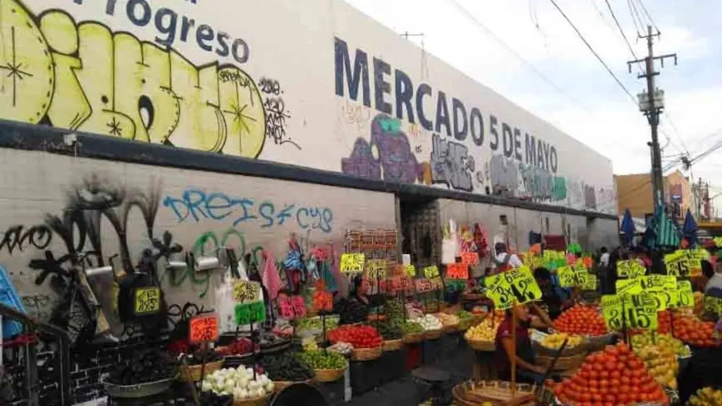 Rehabilitarán la fachada del Mercado 5 de Mayo en Puebla 1 Rehabilitarán las fachadas del Mercado 5 de Mayo en Puebla
