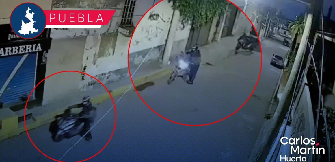 Roban moto en San Jerónimo Caleras: Video se viraliza en redes sociales
