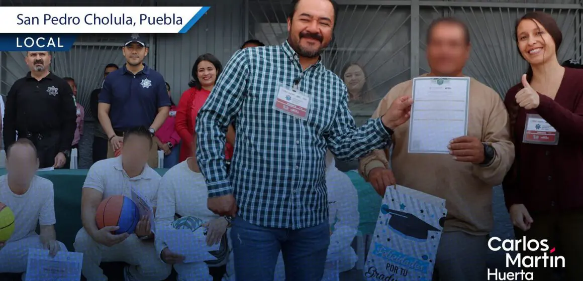 San Pedro Cholula impulsa programas de reinserción social en el Centro Penitenciario