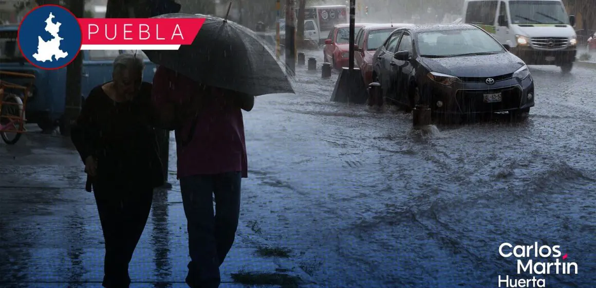 Se esperan lluvias en Puebla para este viernes 6 de junio