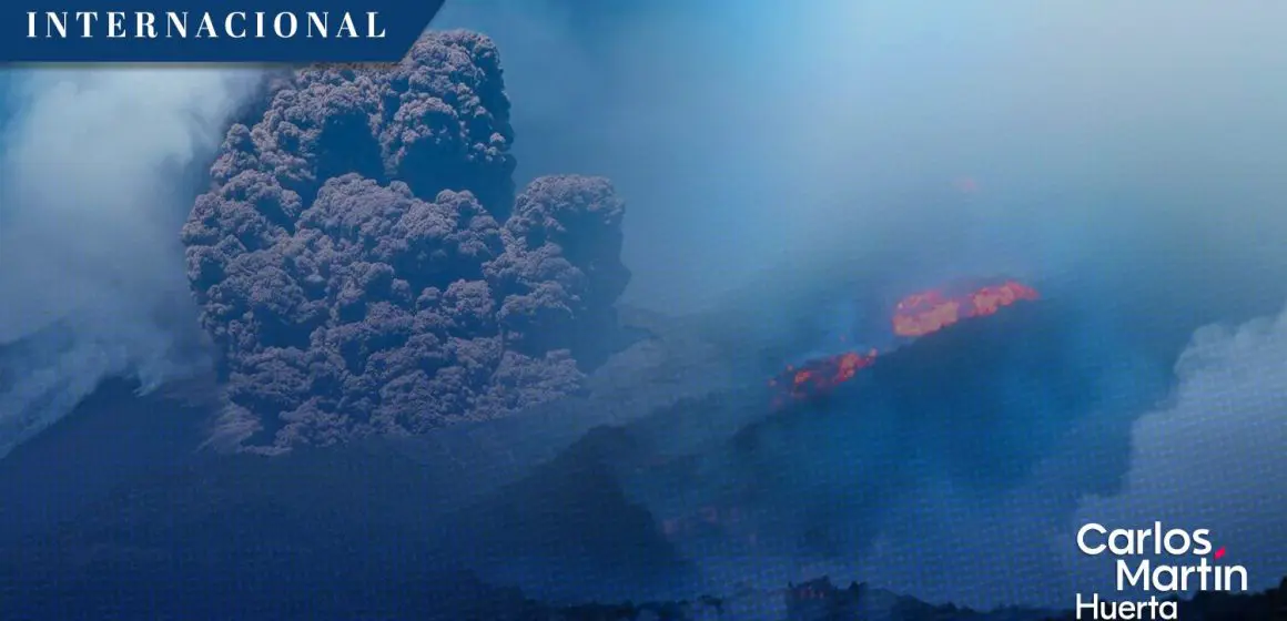 Volcán Etna registra violenta erupción
