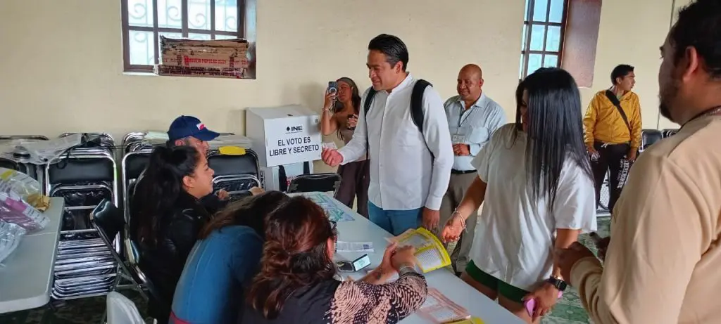 Jornada electoral en Puebla transcurre con tranquilidad SEGOB 1 WhatsApp Image 2025 06 01 at 11.49.36 AM 2
