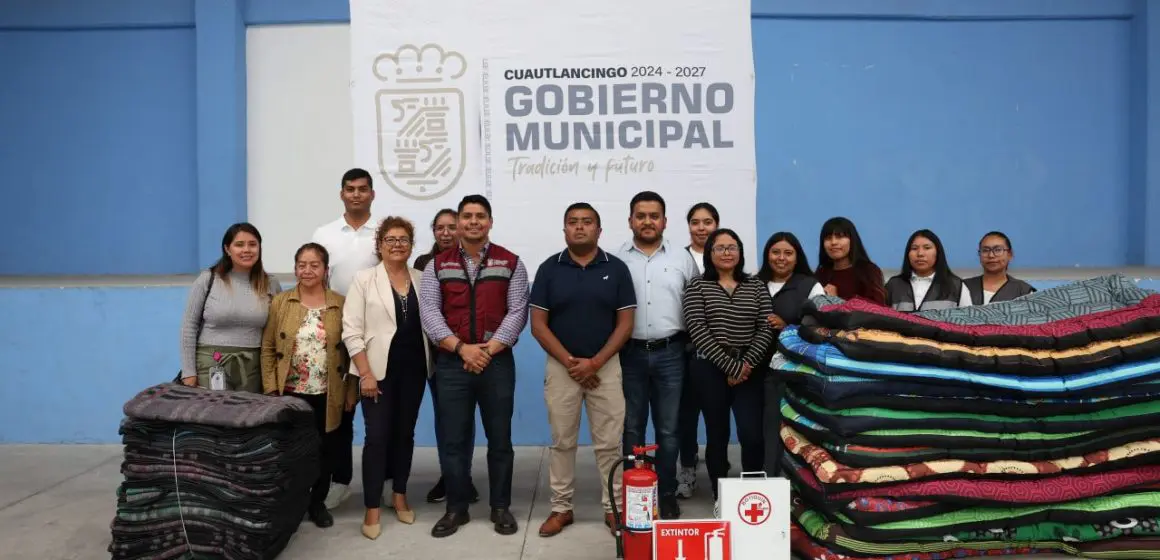 Omar Muñoz habilita albergues temporales en Cuautlancingo ante temporada de lluvias