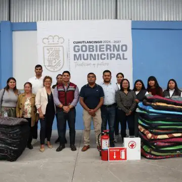Omar Muñoz habilita albergues temporales en Cuautlancingo ante temporada de lluvias