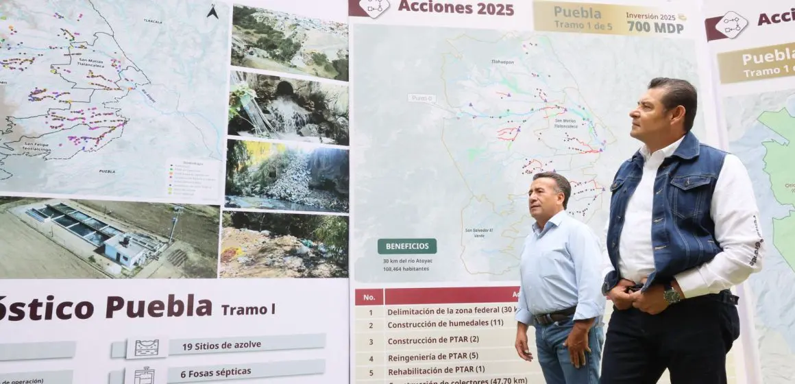 Gobierno de Puebla y CONAGUA impulsan acciones para rescatar el nacimiento del Río Atoyac