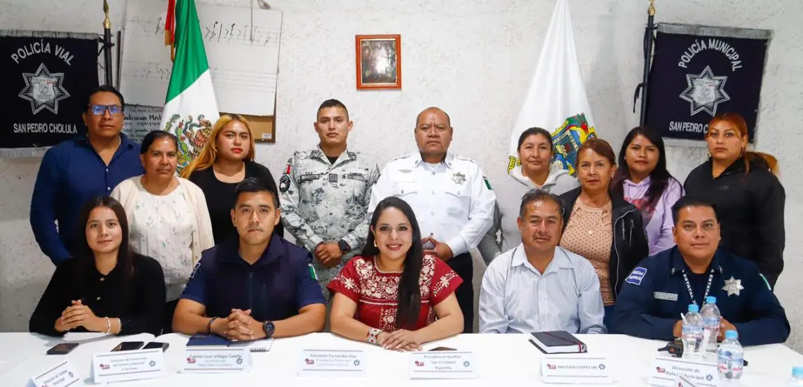 Gobierno de Tonantzin Fernández refuerza la seguridad en juntas auxiliares de San Pedro Cholula