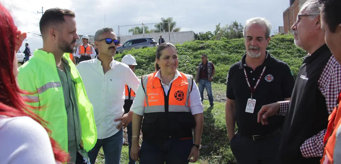 Refuerza Ayuntamiento de Puebla limpieza en el vaso regulador Puente Negro ante temporada de lluvias