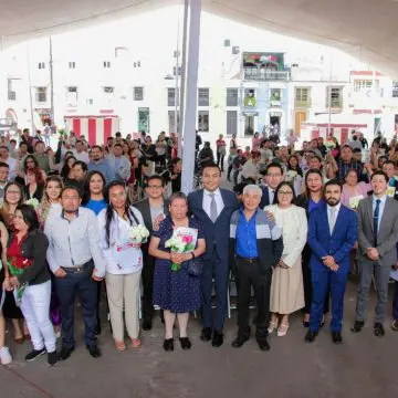 “Celebran primera boda comunitaria en Huejotzingo: 40 parejas dicen ‘Sí, acepto ‘”