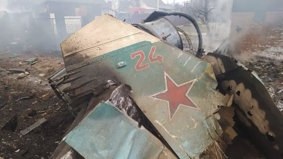 Ucrania destruye 40 aviones militares rusos 1 Ucrania destruye 40 aviones militares rusos