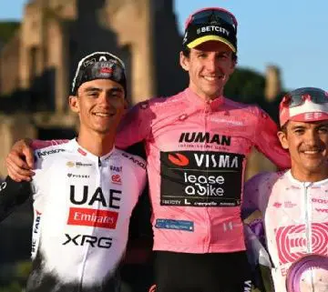 Isaac del Toro hace historia: primer mexicano en subir al podio del Giro de Italia