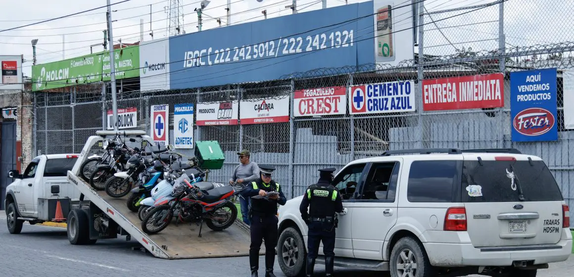 Más de 880 vehículos remitidos al corralón en Puebla como parte del operativo Centinela