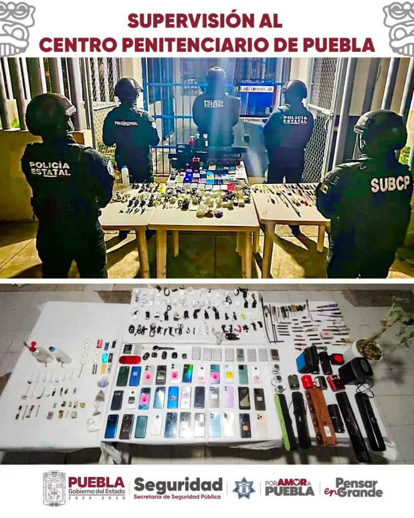 Continúa SSP con operativos de supervisión en el Centro Penitenciario de Puebla 1 0ad3412b d3a5 4b82 9210 8bfc102e0125 1