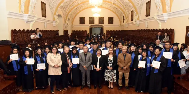 Preside rectora Lilia Cedillo graduación de la Maestría en Educación Superior, generación 2023-2025 2 A FFyL 73