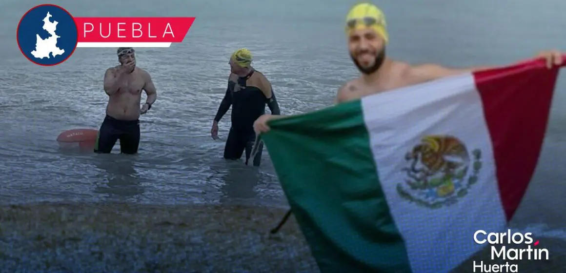 Abraham Jauli, el nadador poblano que reta al Canal de la Mancha en un homenaje a su padre