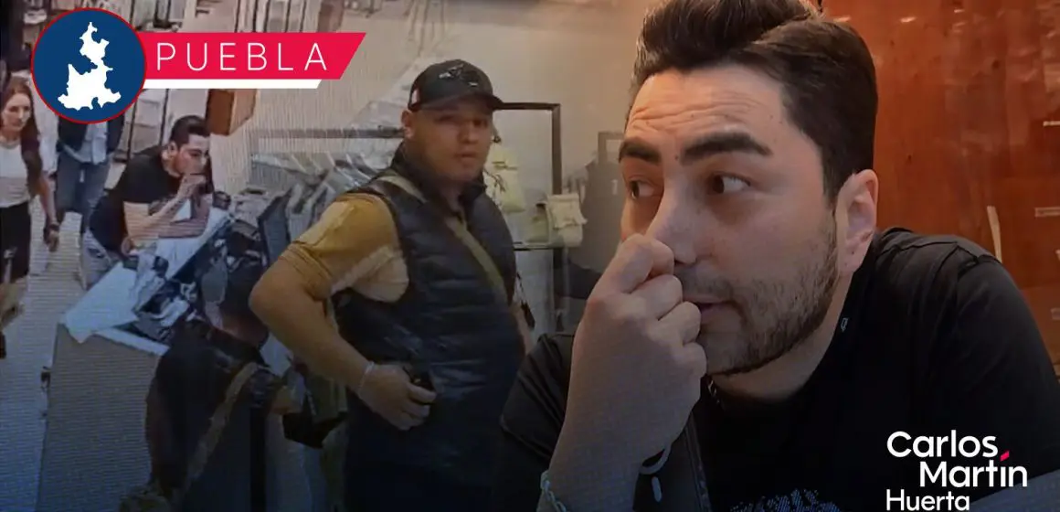 Alcalde de Cuyoaco, Iván Camacho Romero, amenaza a personal en tienda de Angelópolis