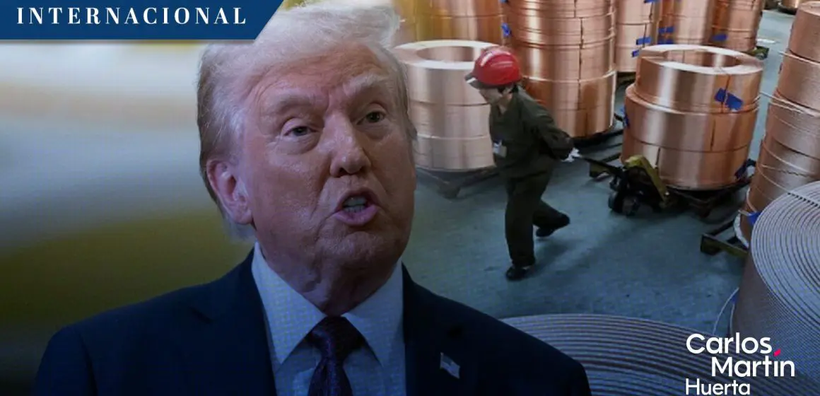 Trump impone arancel del 50% al cobre: golpe a México y al comercio internacional