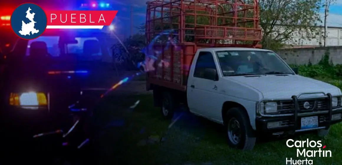 Asalto a mano armada en Guadalupe Victoria; roban camioneta con ganado ovino
