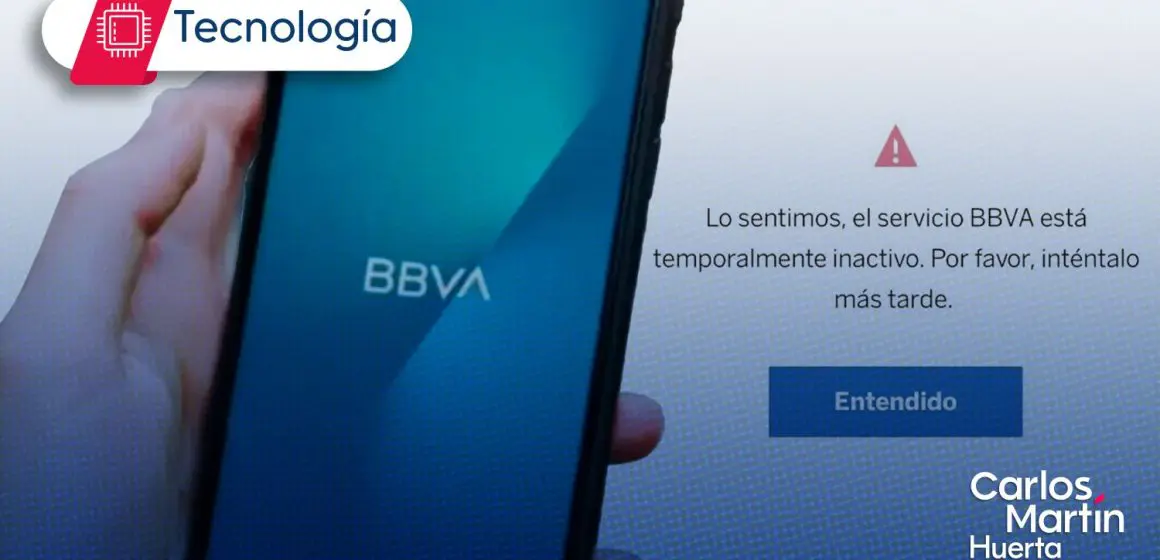 BBVA México reporta fallas en su aplicación móvil