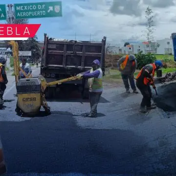 Campaña de Bacheo en Puebla: Más de 87 mil baches reparados en 2025