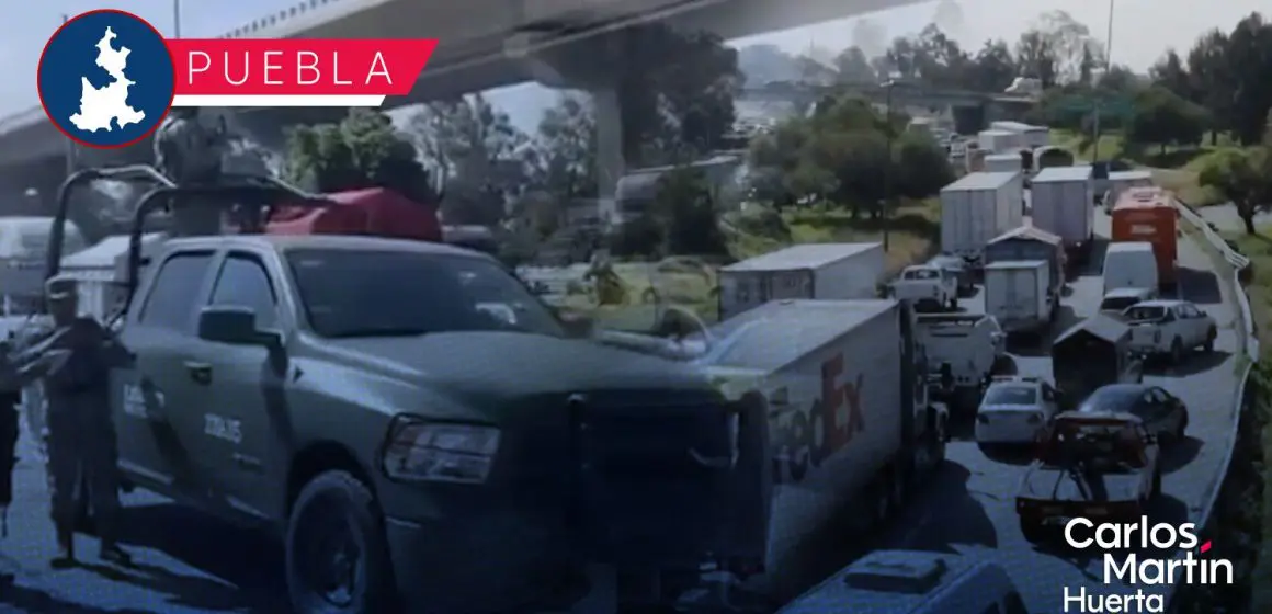Caos total en la autopista México-Puebla; accidentes, operativos y obras desquician a conductores