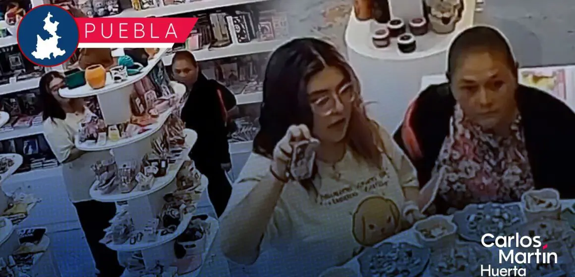 Captan a mujeres robando “ternurines” en tienda del Paseo Bravo en Puebla