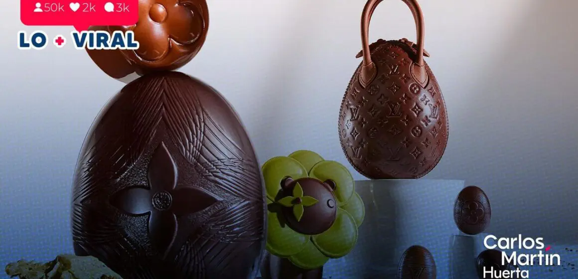 Integrante de Grupo Firme rompe bolsa de chocolate Louis Vuitton
