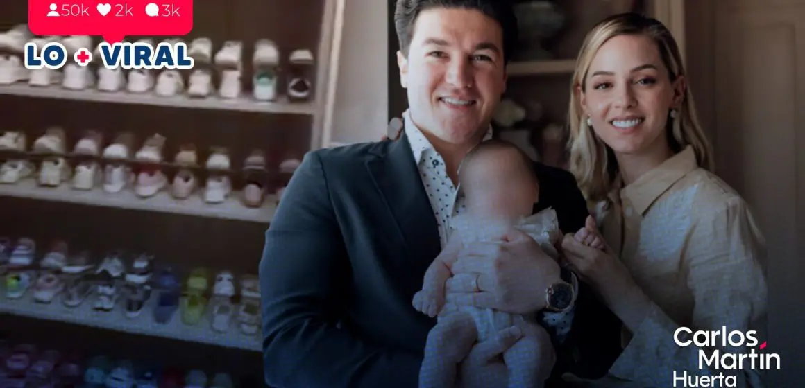 Críticas a Samuel García y Mariana Rodríguez por video del clóset de zapatos de su hija