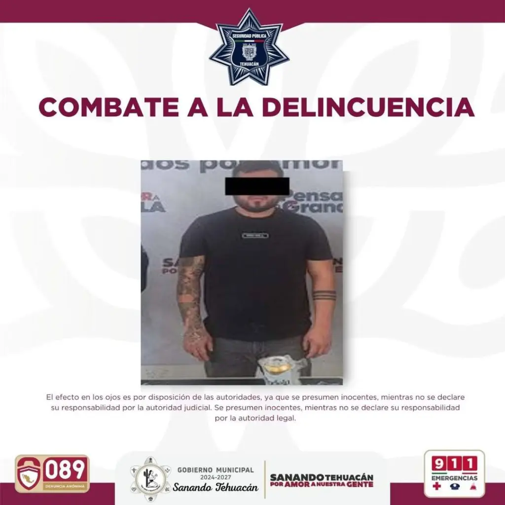 Detienen en Tochapa a hombre con 18 dosis de presunta droga 1 Detienen en Tochapa a hombre con 18 dosis de presunta droga