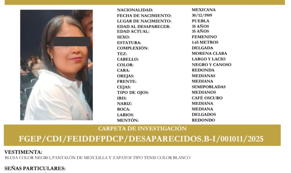 Hallan sin vida a Ana Cristina N., reportada como desaparecida, en la colonia Excursionista