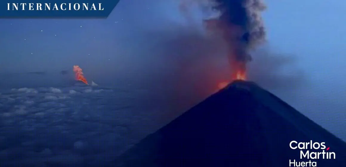 Entra en erupción volcán Klyuchevskoy en Rusia tras terremoto en Kamchatka
