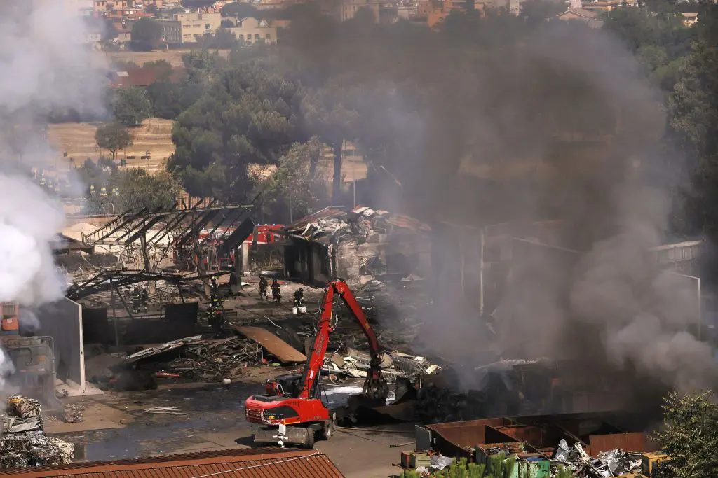 Explosión en una gasolinera de Roma deja más de 40 heridos y cuantiosos daños materiales 1 Explosión en una gasolinera de Roma deja más de 40 heridos y cuantiosos daños materiales