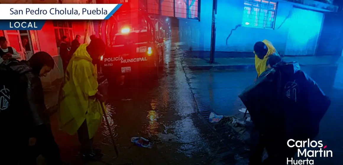 Gobierno de San Pedro Cholula refuerza acciones ante temporada de lluvias