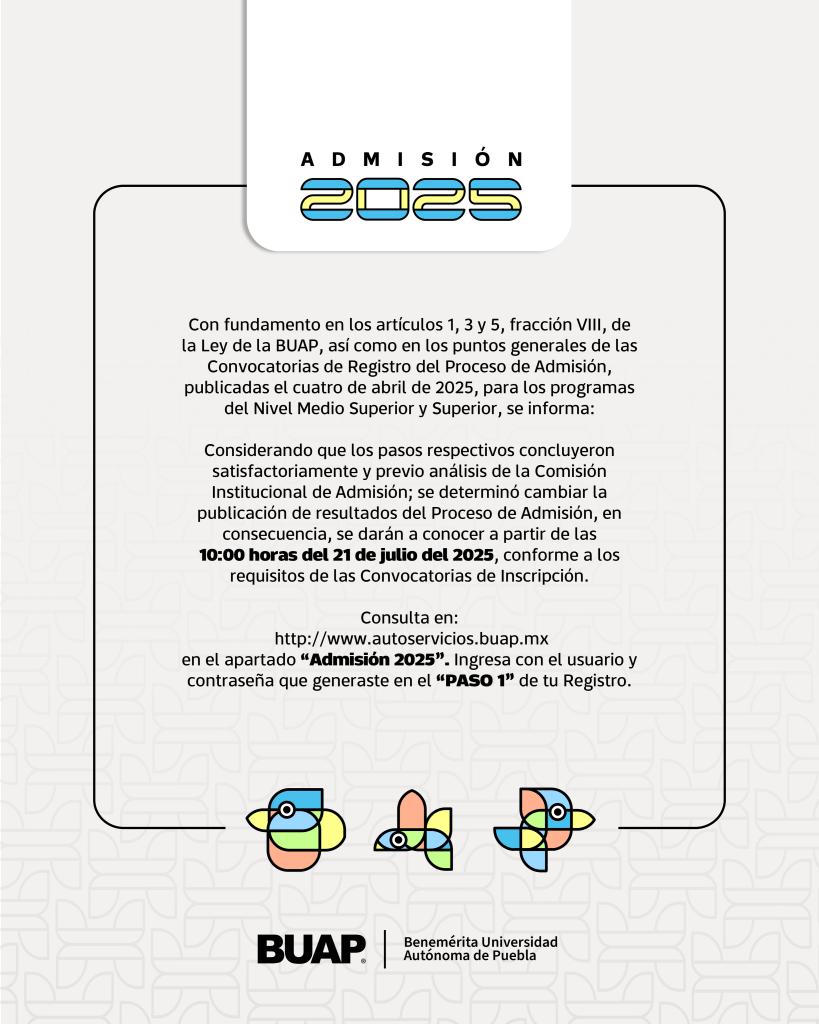 Resultados BUAP 2025: ¿Cuál es el siguiente paso para inscribirte? 1 GvmvTx4XIAEJvDk